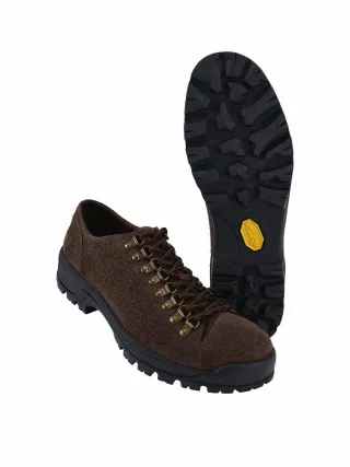 Oswen Herren City-Hiker Braun Natürliche Gummi-VIBRAM-Sohle mit Performance-Profil