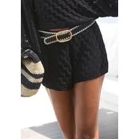 French Connection Strandshorts aus luftigem, leicht transparentem Strick Sommerhose, leichte Sommershorts, bequem, modisch