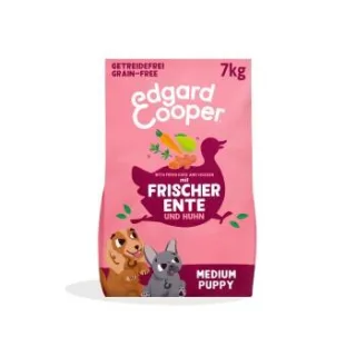 Edgard & Cooper Trockenfutter Hund, Junior, Frische Freilaufente & Huhn 7 kg
