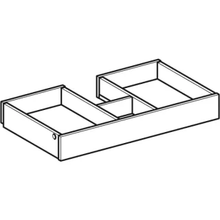 Geberit Schublade innen, Acanto zu allen WaschtischU 120, 243898001 243898001