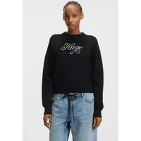 HUGO Strickpullover Slogix mit Swirl-Logo