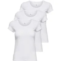 ONLY T-Shirt ONLLIVE LOVE NEW (3-tlg., 3er Pack) Figur betont, elastische Baumwollqualität
