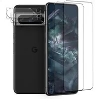 CoolGadget Schutzfolie Panzerfolie für Google Pixel 9 Pro XL, (Spar-Set 4in1, 2x Displayschutz, 2x Kameraschutz), Panzerglas Schutzfolie für Google Pixel 9 Pro XL