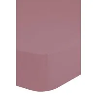 hip Spannbettlaken Mako Satin Spannbettlaken 90 X 200 cm Pink, Baumwolle, Gummizug: Rundum, (1 Stück), Bettlaken mit Gummizug in 90x200 140x200 180x200 und weitere Größen