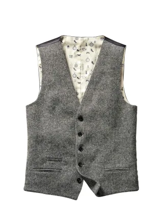 Mey & Edlich Herren Ernst-Mey-Anzugweste 1892 Schwarz Obermaterial Vorderseite: 69 % Schurwolle, 30 % Polyester, 1 % Elasthan