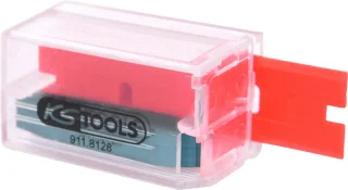 KS Tools Ersatz-Kunststoff-Schaberklingen, 10er Pack - 911.8128