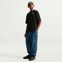 Nike Sportswear T-Shirt Nike Sportswear Big Kids' T-Shirt für Jugendliche geeignet, mit Rundhalsausschnitt, aus Baumwolle