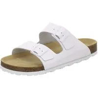 AFS-Schuhe 310010 Zweischnaller Pantolette für Herren mit Fußbett, bequeme Sandalen aus Leder