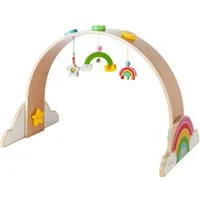 howa Baby Gym my rainbow, Spielbogen Spieltrapez aus Holz