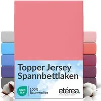 etérea Himmlische Qualität Spannbettlaken etérea Comfort Jersey Topper Spannbettlaken, Jersey, Gummizug: rundum, (1 Stück)