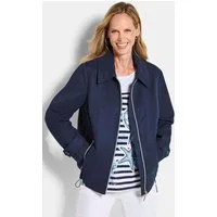 GOLDNER Outdoorjacke Sommerblouson mit Reißverschluss Freizeitjacke mit Umlegekragen, Taschen, Reißverschluss und Langarm