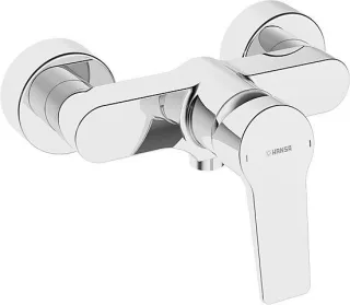 Hansa Einhand-Brause-Batterie Aufputz Hansatwist 0967, Vollhebel verchromt, 09670183 9670183
