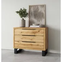 Home affaire Kommode Bronne,Breite 99,5 cm Schubladenkommode, Sideboard, Füße in Kufenform, Sideboard 3 Schubladen, Schlafzimmerkommode