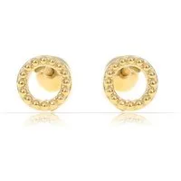 Made by Nami Ohrring-Set Kreisrunde Ohrringe Gold Damen Wasserfester Schmuck, Minimalistisches Geschenk für Sie