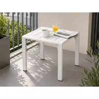 MeXo Gartenlounge-Set Lounge Gartenmöbelset Aluminium Wetterfest, (Couchtisch, 1-tlg., 44 x 44 x 41 cm), wetterfest Gartentisch für 1-2 Personen