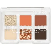 Catrice Lidschatten-Palette TINY TREASURES EYESHADOW PALETTE, Matt, schimmernd und metallisch, kompakt und reisefreundlich, vegan.