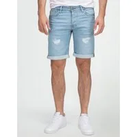Rock Creek Bermudas Herren Jeans Shorts Blau H-415
