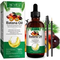 ALIVER Haaröl Batana Öl für Haare Haarwachstum Gesicht Haut Nägel Vegan 120ml, 1-tlg., 100% natürliche Inhaltsstoffe, Alkoholfrei, Ammoniakfrei