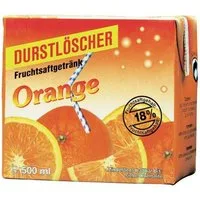 DURSTLOESCHER Softgetränk, Durstlöscher Orange Fruchtsafterfrischungsgetränk 500ml 12er Pack