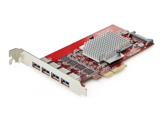 StarTech.com USB-Adapter | p10q4a-usb-card | PCIe 3.0 x4 Low-Profile