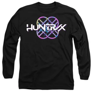 K-Pop Demon Hunters - "Huntr/X" Logo T-Shirt für Herren/Damen Unisex Langärmlig (Schwarz)