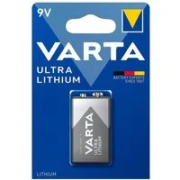 VARTA VARTA Ultra Lithium 6122 9V Block Perfekt für Rauchmelder Batterie