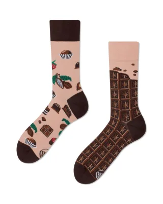 many mornings - Socken - Chocolate Time braun/beige - Gr. - 38