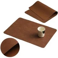 AURIVION Platzset 6er-Set Platzsets rutschfest, wasserdicht & hitzebeständig 44,5x30cm, (Set, 6-St., Set-Inhalt: 6 Stück Platzsets), Wasser- & hitzebeständig – Schutz vor Flecken, Hitze und Feuchtigkeit