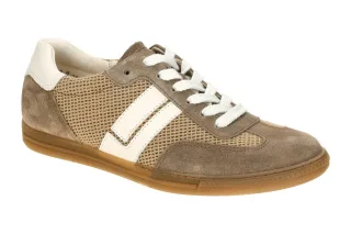 Paul Green Damen Sneaker 5450-26 in Braun antelope/almond, Velourleder + Text...