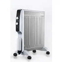 VALE Heizkörper Elektroheizung 2000W – leises Heizgerät mit Thermostat & 2 Stufen, Mit Rollen & Griff – kompakt, flexibel & sofort einsatzbereit