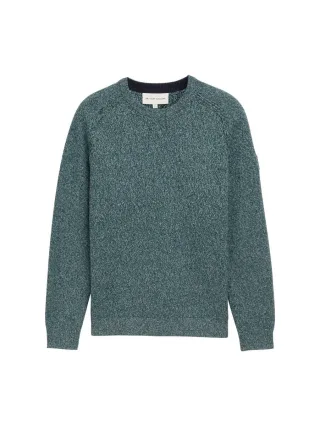 Tom Tailor - Strickpullover aus Baumwolle grün - Gr. - XL