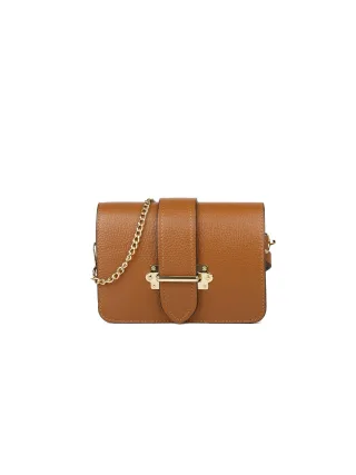 Giulia Monti Schultertasche/Hüfttasche Golden Brown