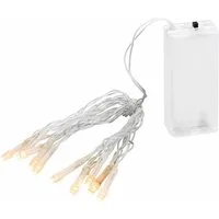 Linder Exclusiv GmbH LED-Lichterkette, Batterie 1,35m special warmweiß 10 LED Innen
