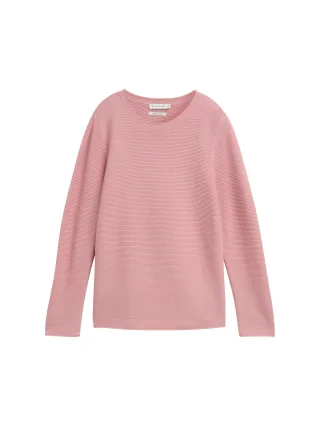Tom Tailor - Strickpullover aus Baumwolle morning pink - Gr. - XXXL
