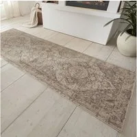 HANSE Home Teppich Sand, rechteckig, Höhe: 8 mm, Kurzflor, Läufer, Orient, Vintage, Wohnzimmer, Schlafzimmer, Esszimmer