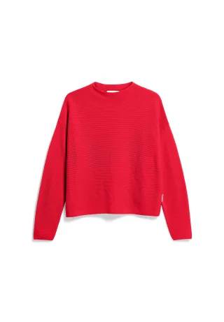 Armedangels - MERINAA LINKS LINKS SWEATER mars red - Gr. - S
