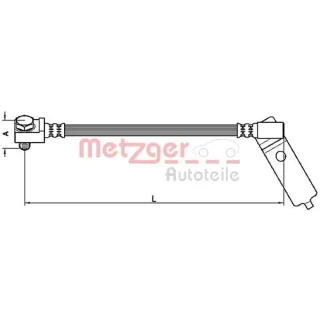 Metzger Bremsschlauch vorne links Ford Tourneo Transit 4112546