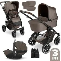 ABC Design Kombi-Kinderwagen ABC Design Salsa 5 Air All in One Set Nature