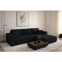 Kaiser Möbel Ecksofa mit Schlaffunktion,Sofa L-form im Stoff WIND MILO PREMIUM, Ecksofa, Pflegeleicht dank Easy-Clean,Natürliche Struktur und angenehme Haptik