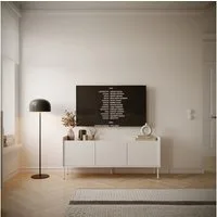 Selsey TV-Schrank TOVI Lowboard mit Stauraum und Metallfüßen, 175 / 140 cm breit