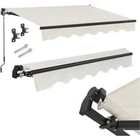 Juskys Gelenkarmmarkise UV40+ & wasserabweisend, einstellbarer Neigungswinkel