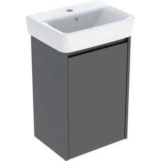 Geberit Renova Plan Set Handwaschbecken mit Unterschrank, eine Tür: 45x69.7x34cm, Breite, 504034JK1 504034JK1