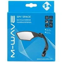 M-Wave Fahrradspiegel M-Wave Spy Space Fahrradspiegel links, Ø22,2mm, 3D-verstellbar, Echtgl