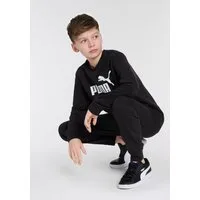 PUMA Trainingsanzug ESS NO.1 LOGO CREW SWEAT SUIT TR B (2-tlg), für Jugendliche, mit Rundhalsausschnitt, mit gerippten Bündchen