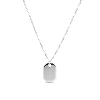 Luxenter 925 Sterling Silber rhodiniert Halskette - Imlor