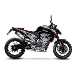 Sportauspuff LeoVince LV One EVO Edelstahl KTM Duke 790 /L A2 Bj.2018-2020 +ABE/eintragungsfrei