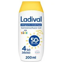 Ladival Sonnenschutzgel Allergische Kinderhaut Sonnenschutz-Gel, Sonnencreme, für Kinder- & Babyhaut ab 6 Monaten, pflegend, wasserfest mit LSF 50+