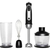Stabmixer Essential Power SM-1000FP schwarz/silber, 1.000 Watt, mit Zerkleinerer