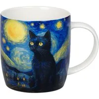 Könitz Tasse Arty Animals Van Gogh's Cat 0,35 L Porzellan, 1-tlg.