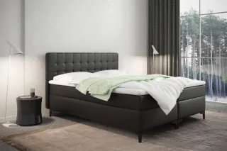 Boxspringbett Schlafzimmerbett AKRON 140x200cm inkl.Bettkasten